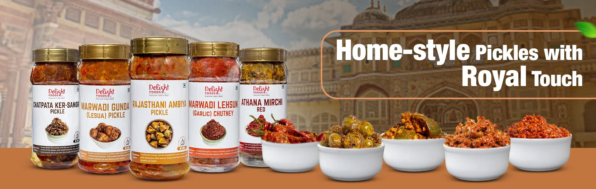 Rajasthani pickle banner