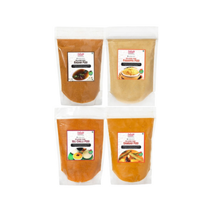 Idli chilli Podi + Parappu Podi + Sambar Podi + Rasam Podi - Delight Foods
