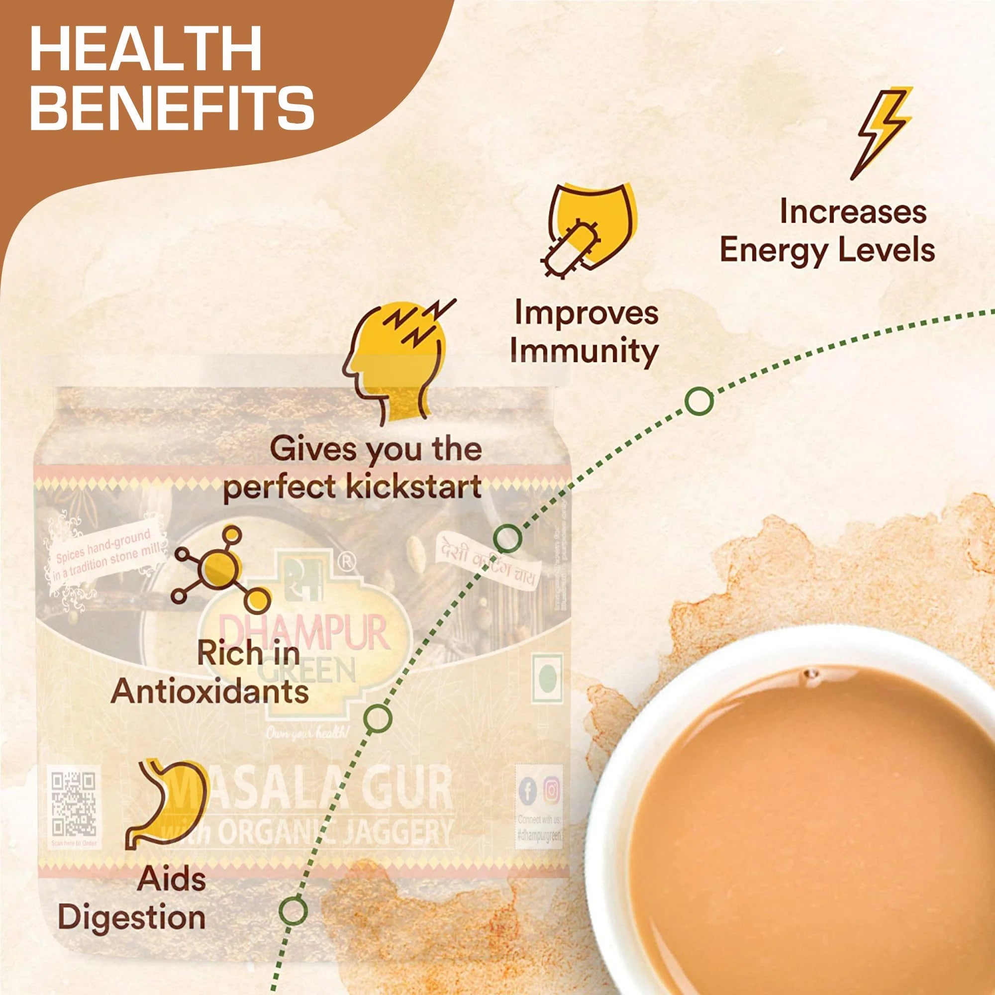 Masala Gur for Chai 250g