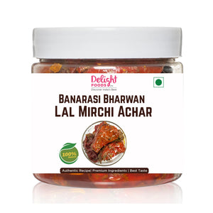 Bharwan Lal Mirch Ka Achaar 350g - Delight Foods