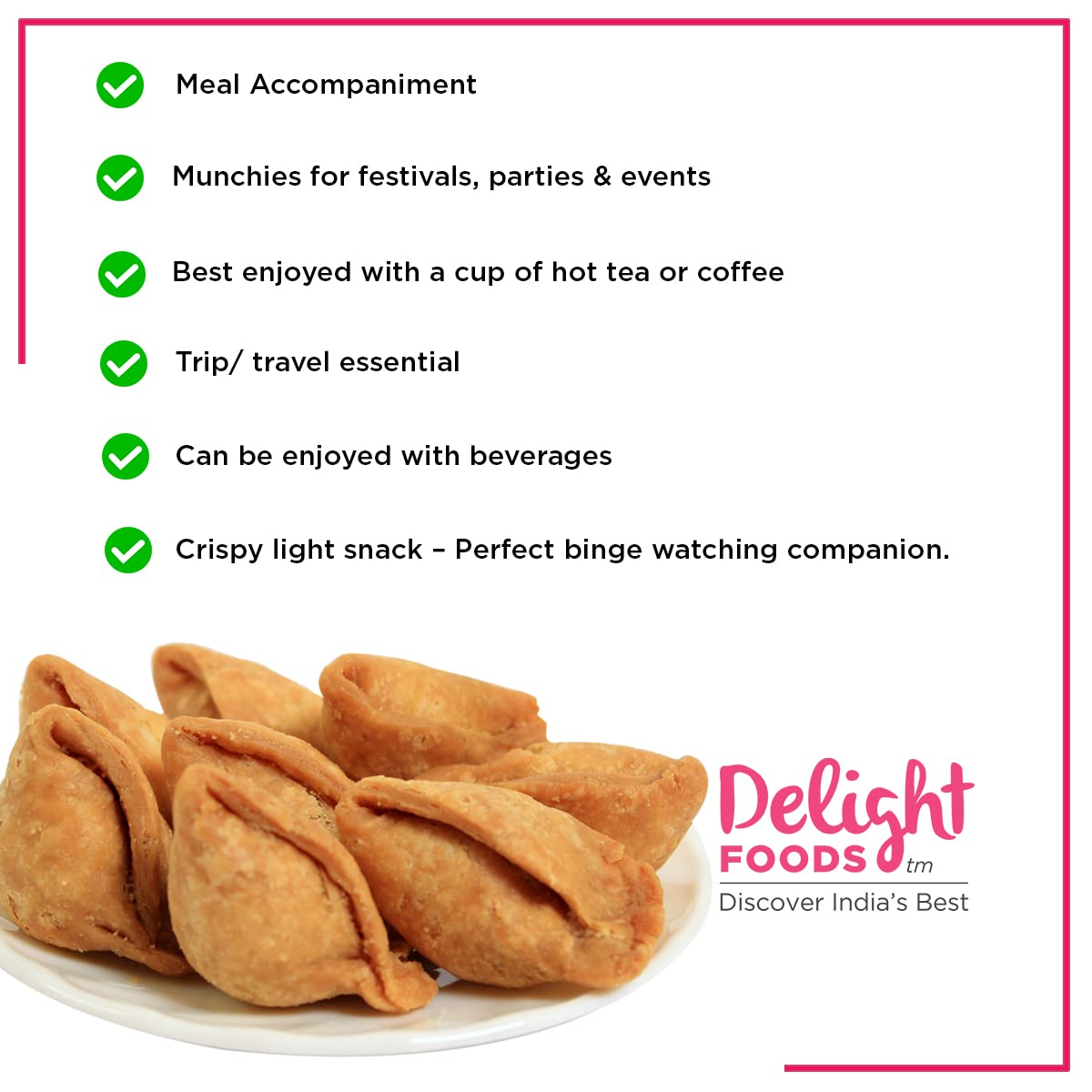 Chhota Samosa 250g - Delight Foods