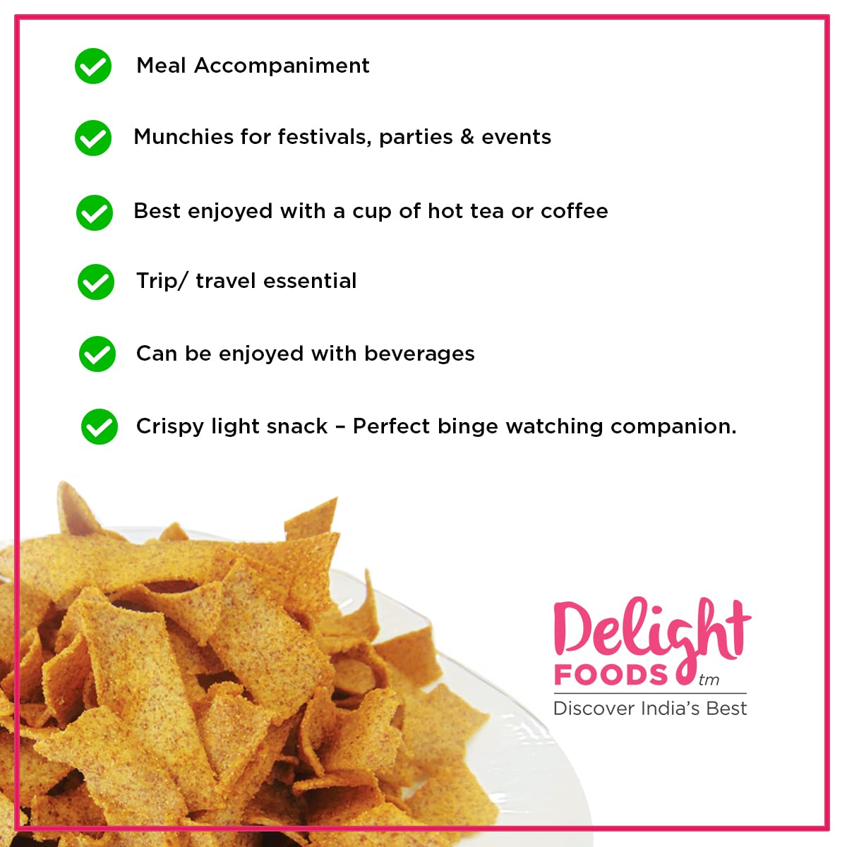 Peri Peri Nachni Chips - Delight Foods