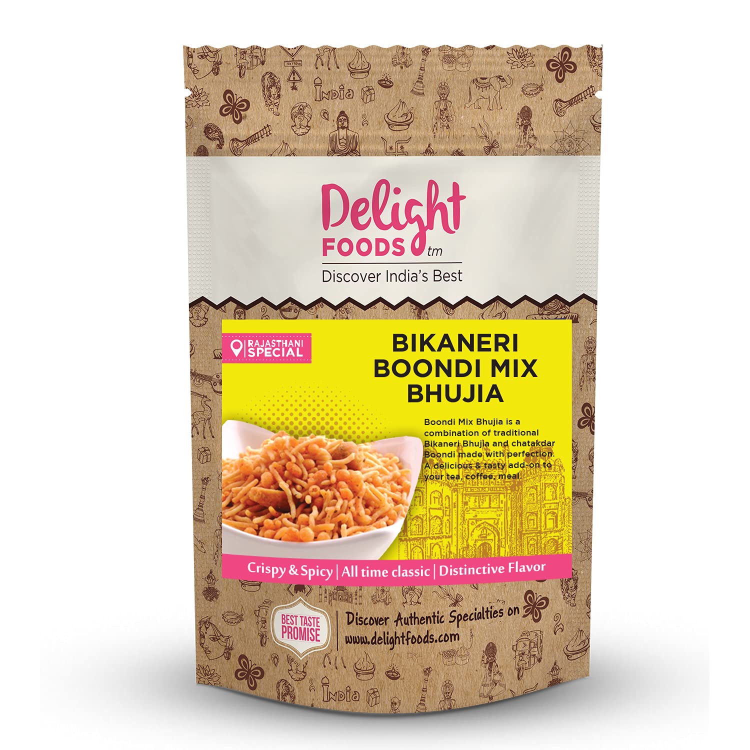 Boondi Mix Bhujia 400g - Delight Foods