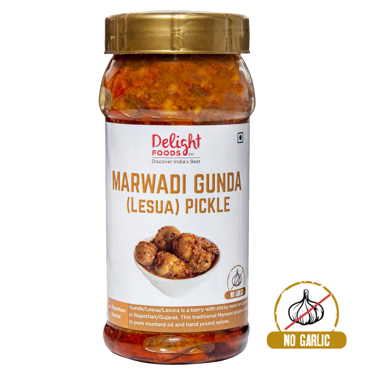 Gunda Lesua Pickle 300g - Delight Foods