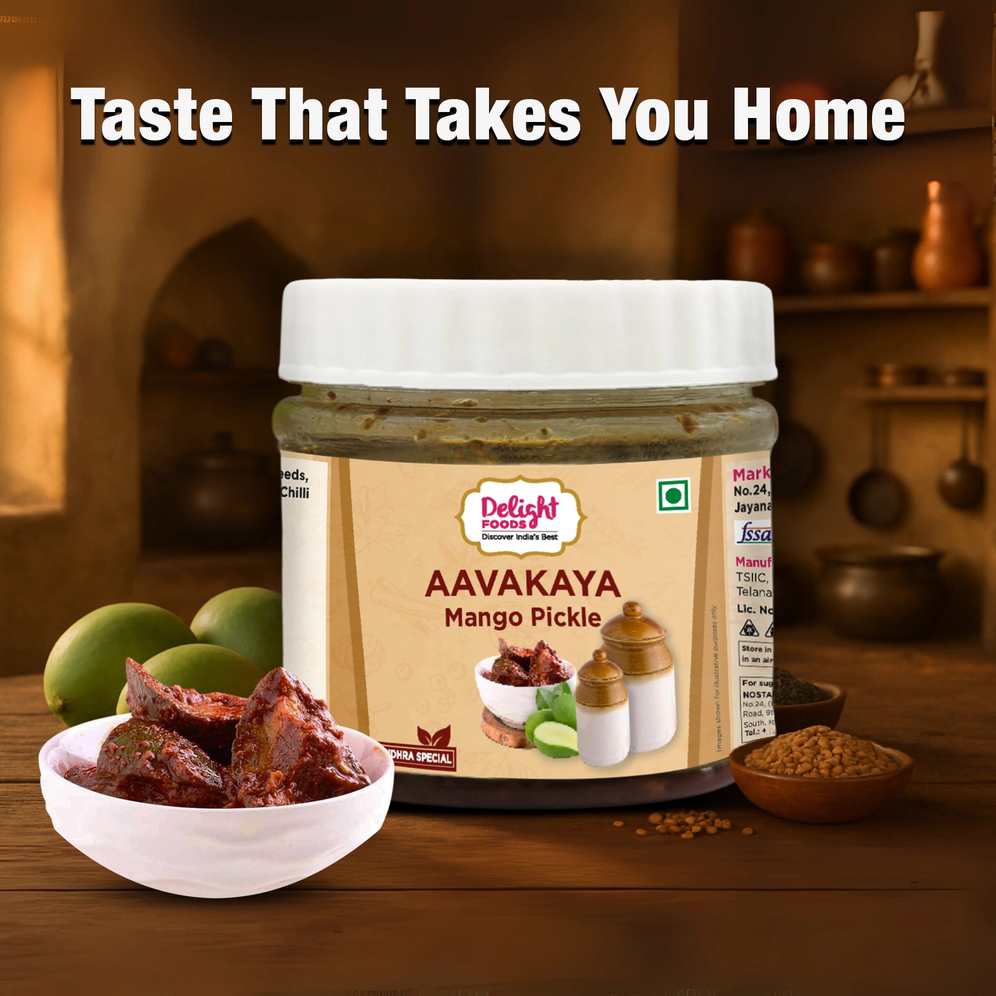 Aavakaya Mango pickle