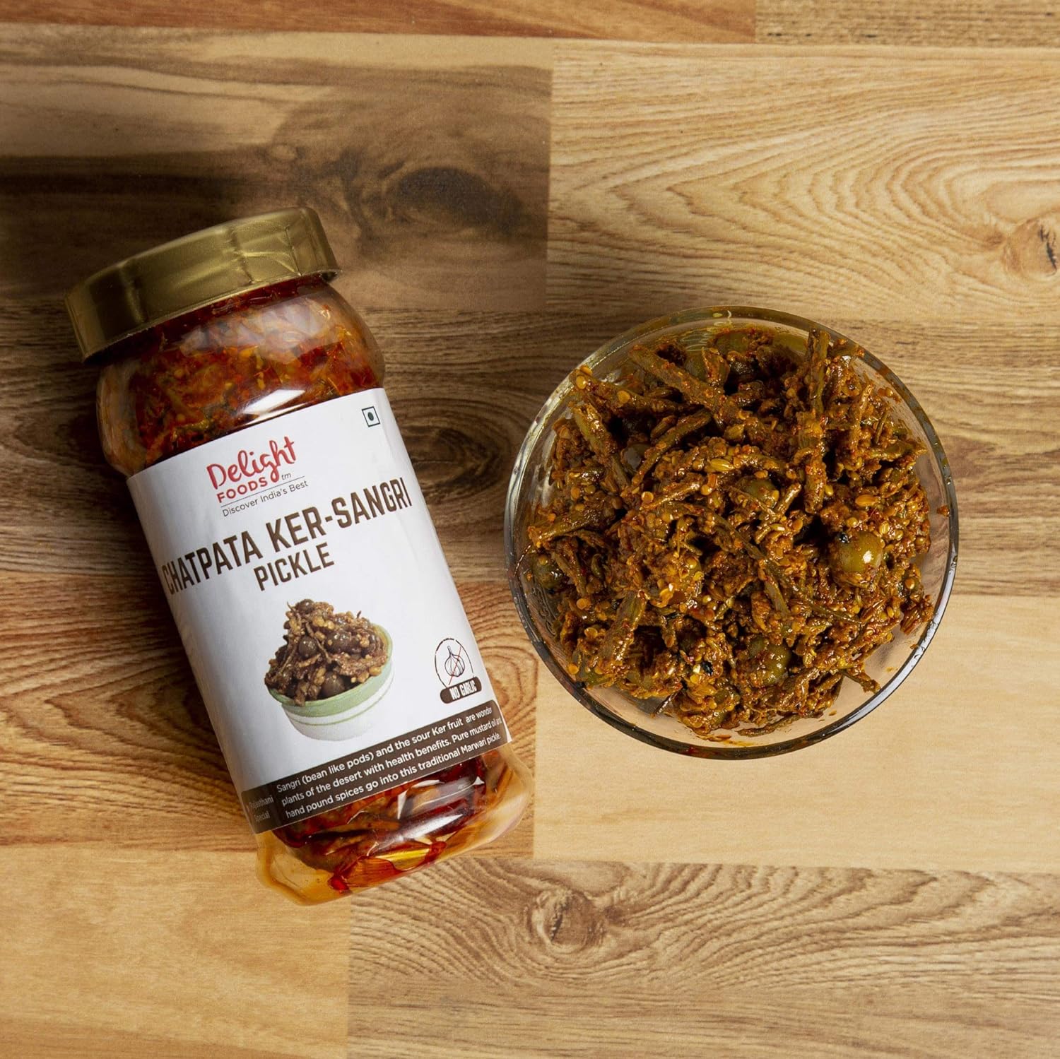 Chatpata ker-Sangri pickle 300g - Delight Foods