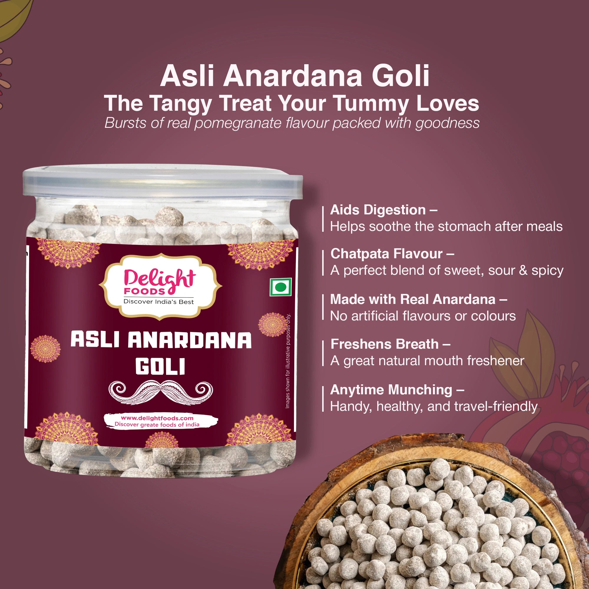 Asli Anardana Goli 300g