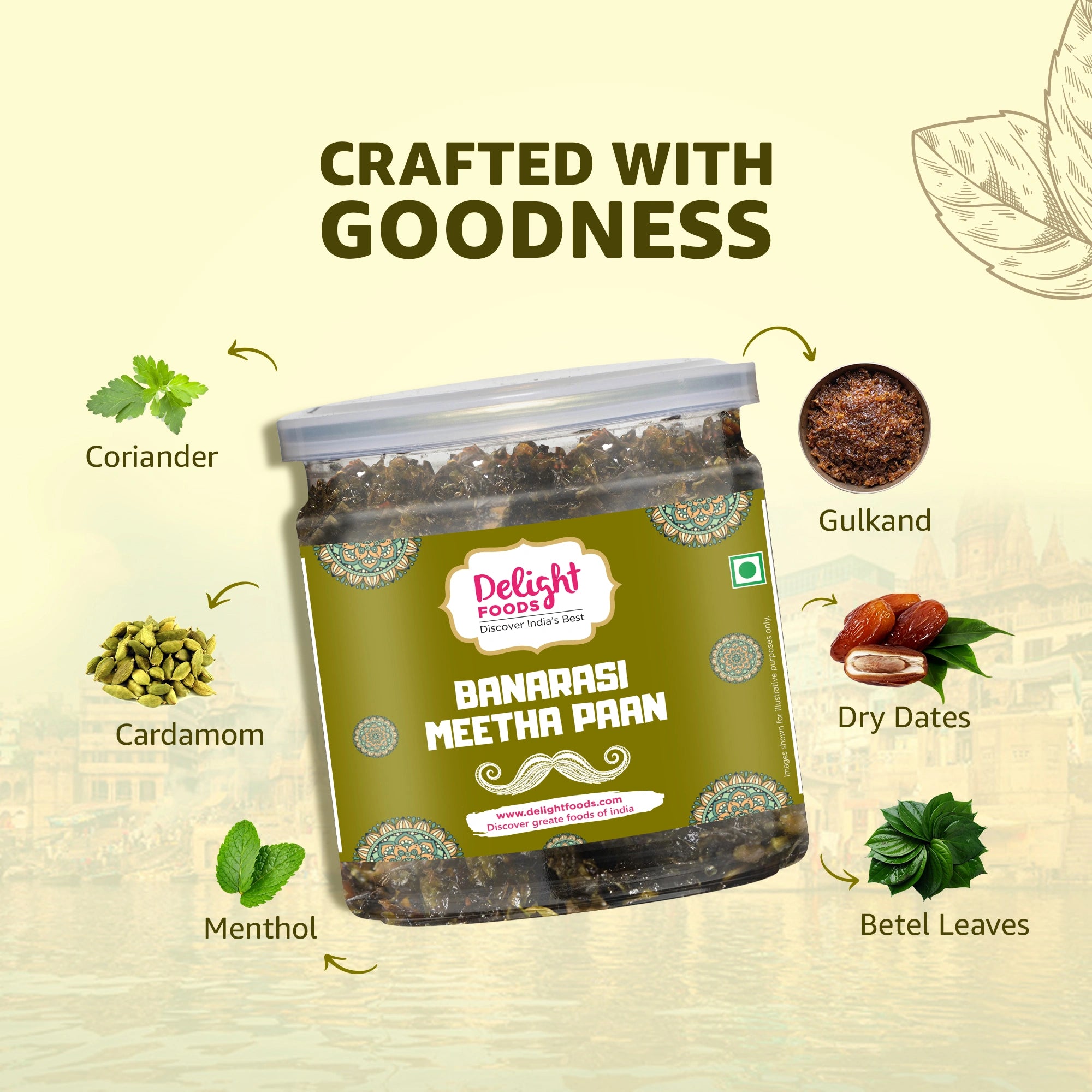 Calcutta Paan 300g + Banarasi Paan 300g+ Jaipuri Paan 300g