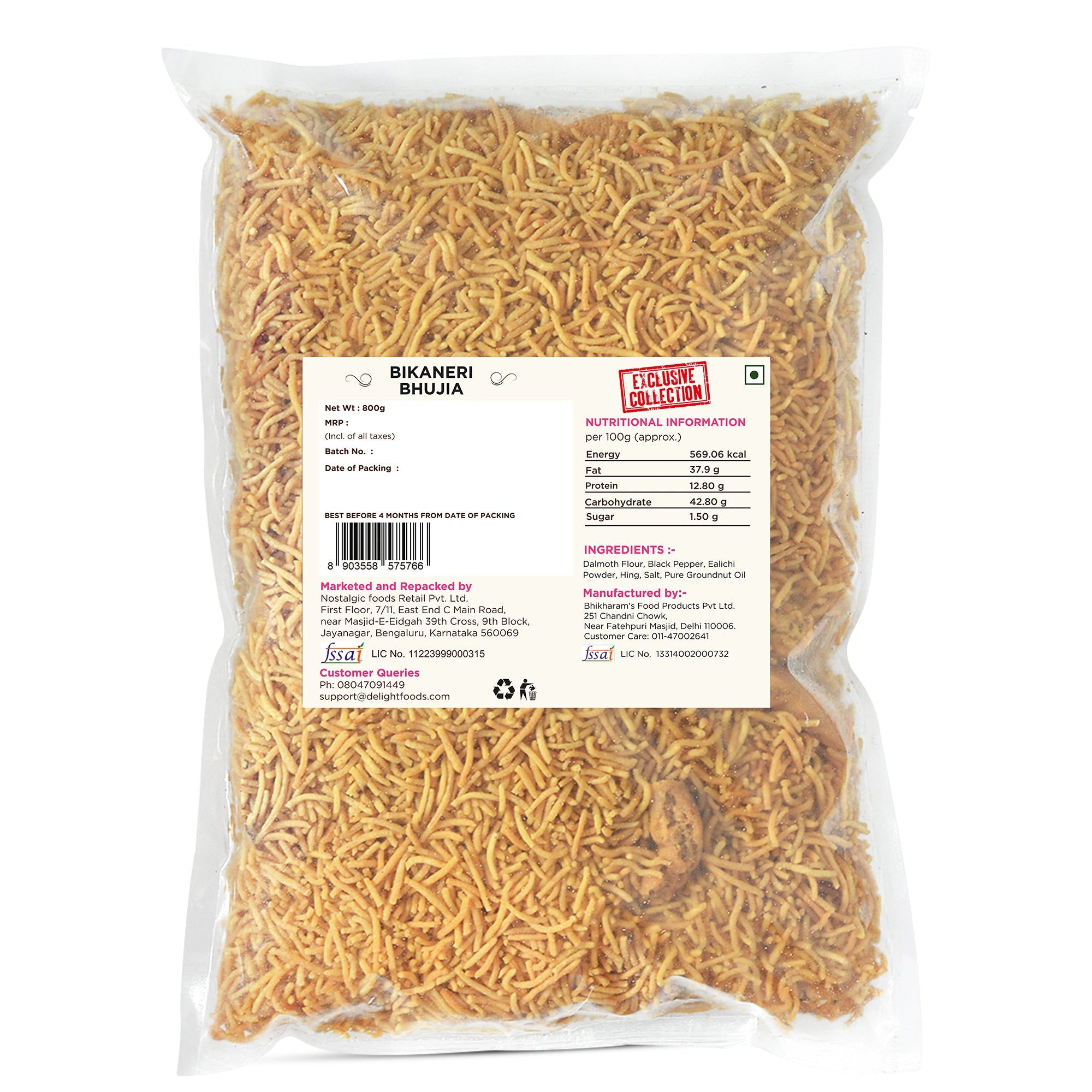 Packed Bikaneri Bhujia