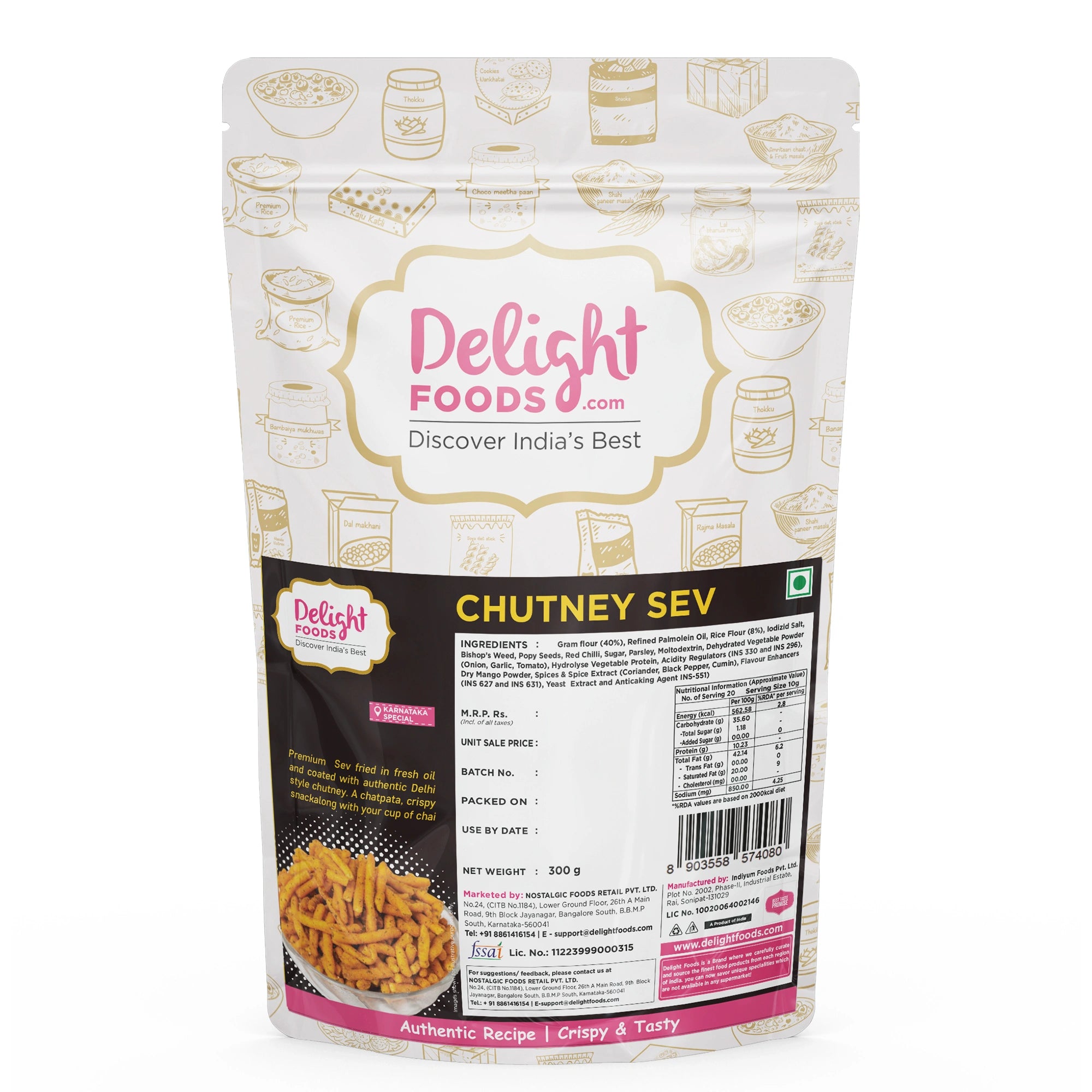 chutney sev