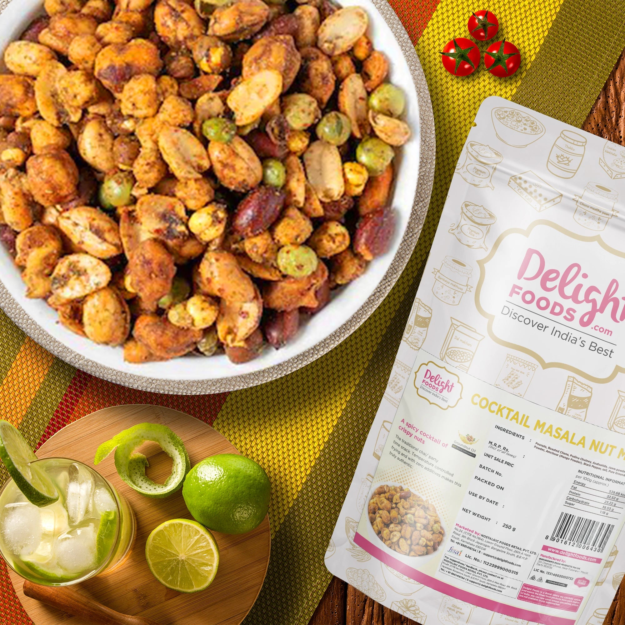 Cocktail Masala Nut Mix