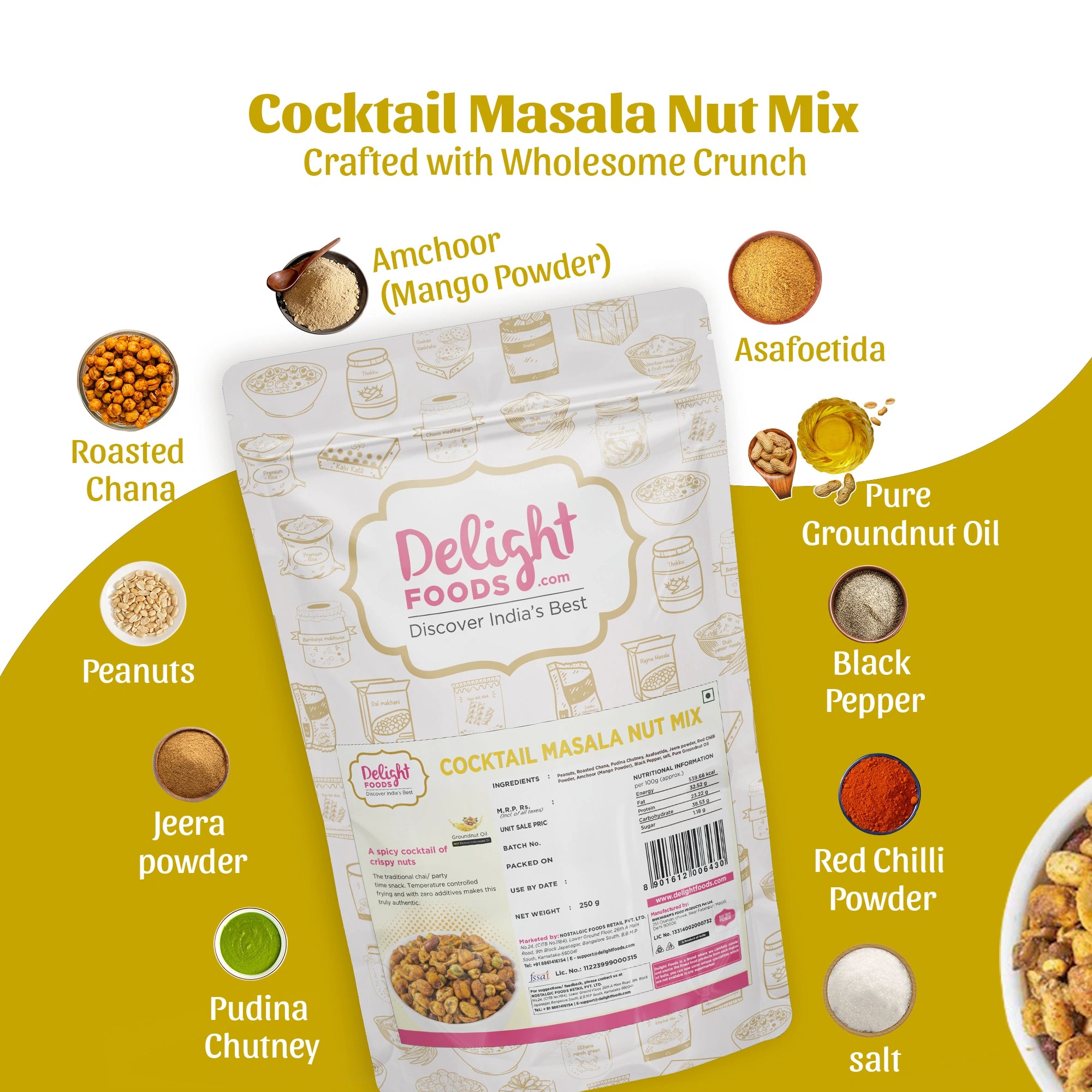 Cocktail Masala Nut Mix