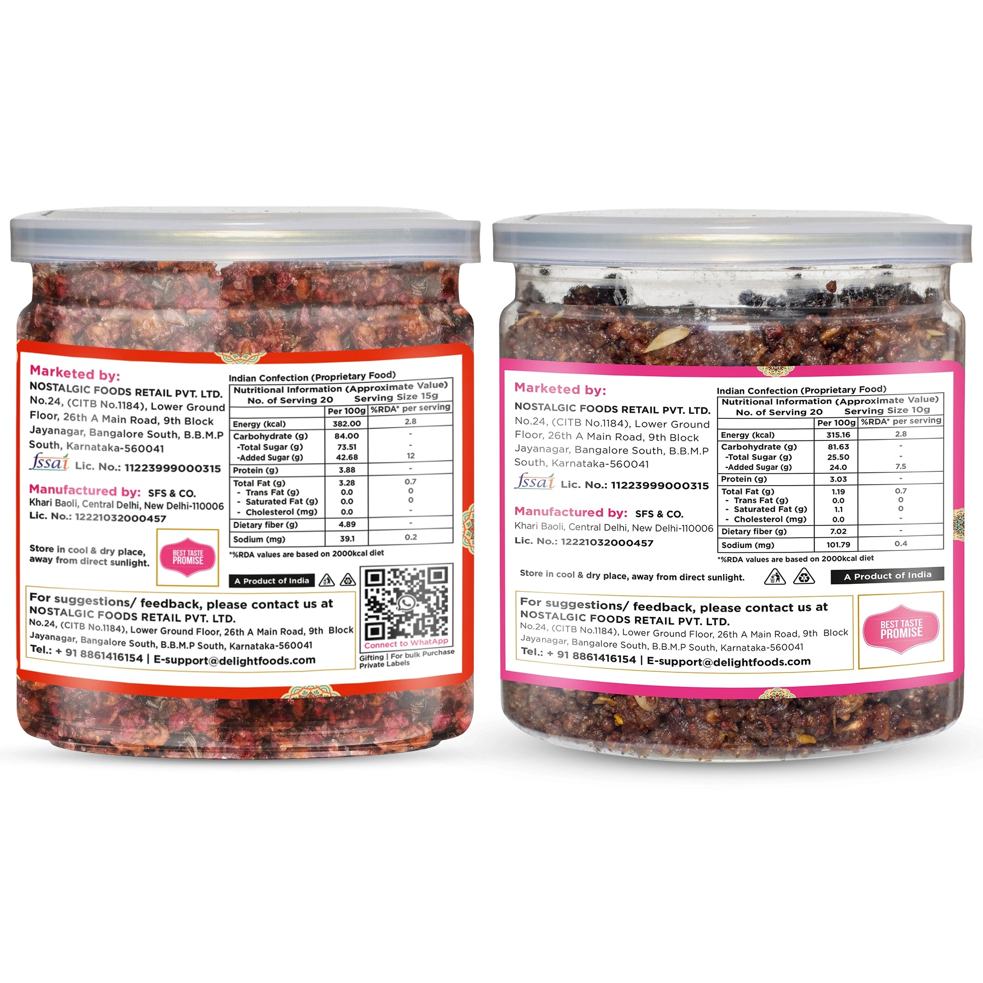 Calcutta Paan + Gulkand Paan (300g each)