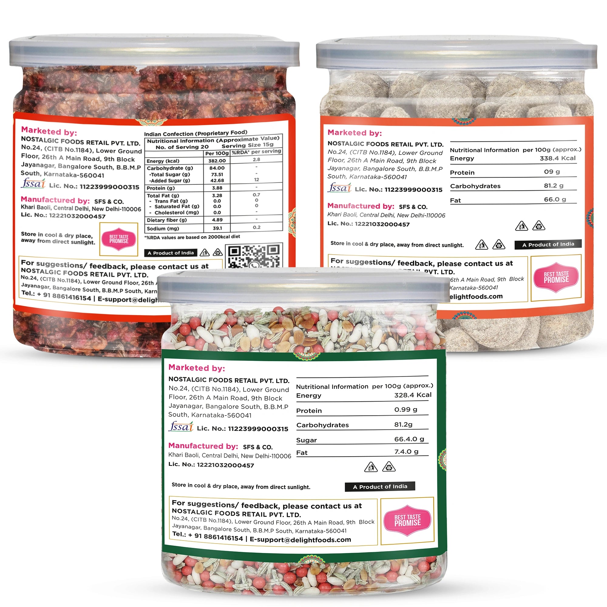 Calcutta Paan + Hing Tikiya + Tulsi Mukhwas