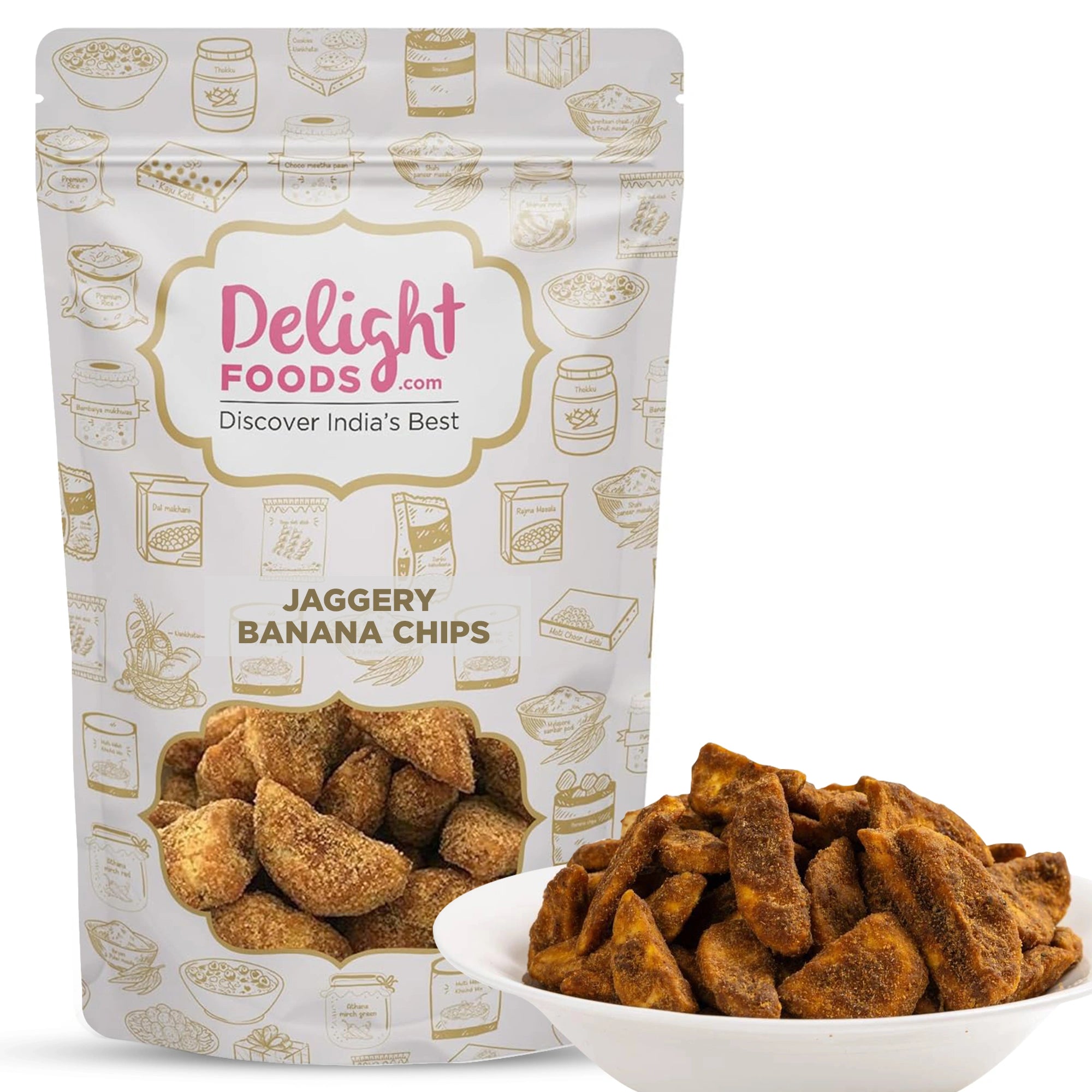 Jaggery banana chips