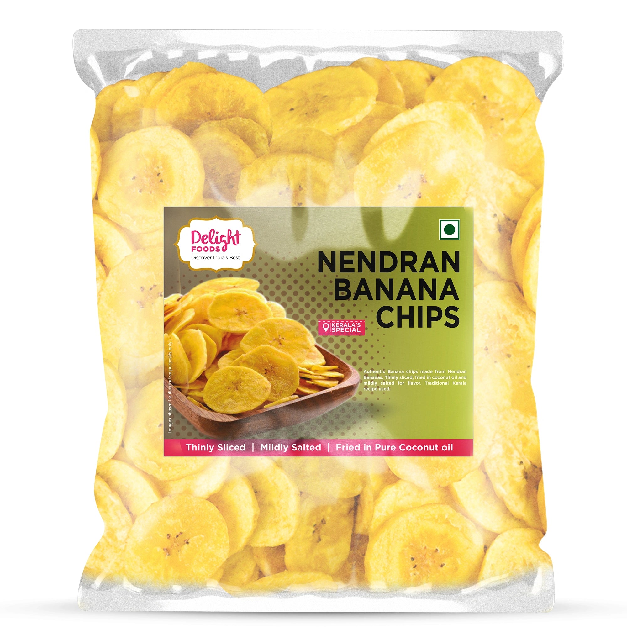 Packaged Nendran banana chips