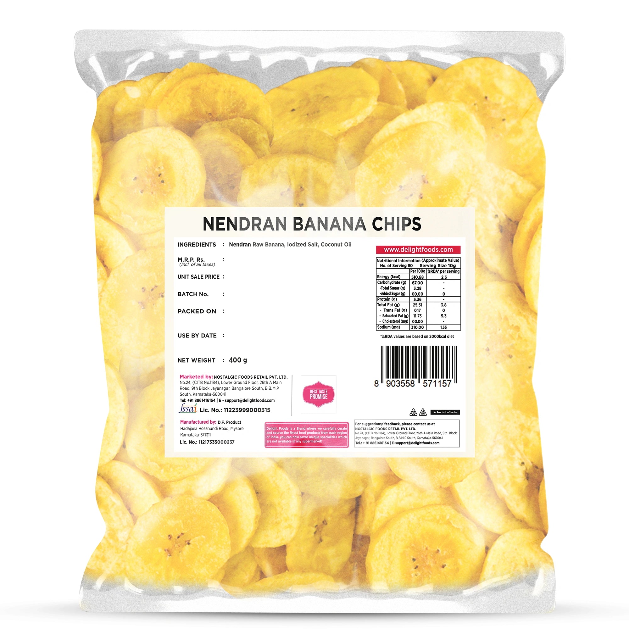 Nendran banana chips