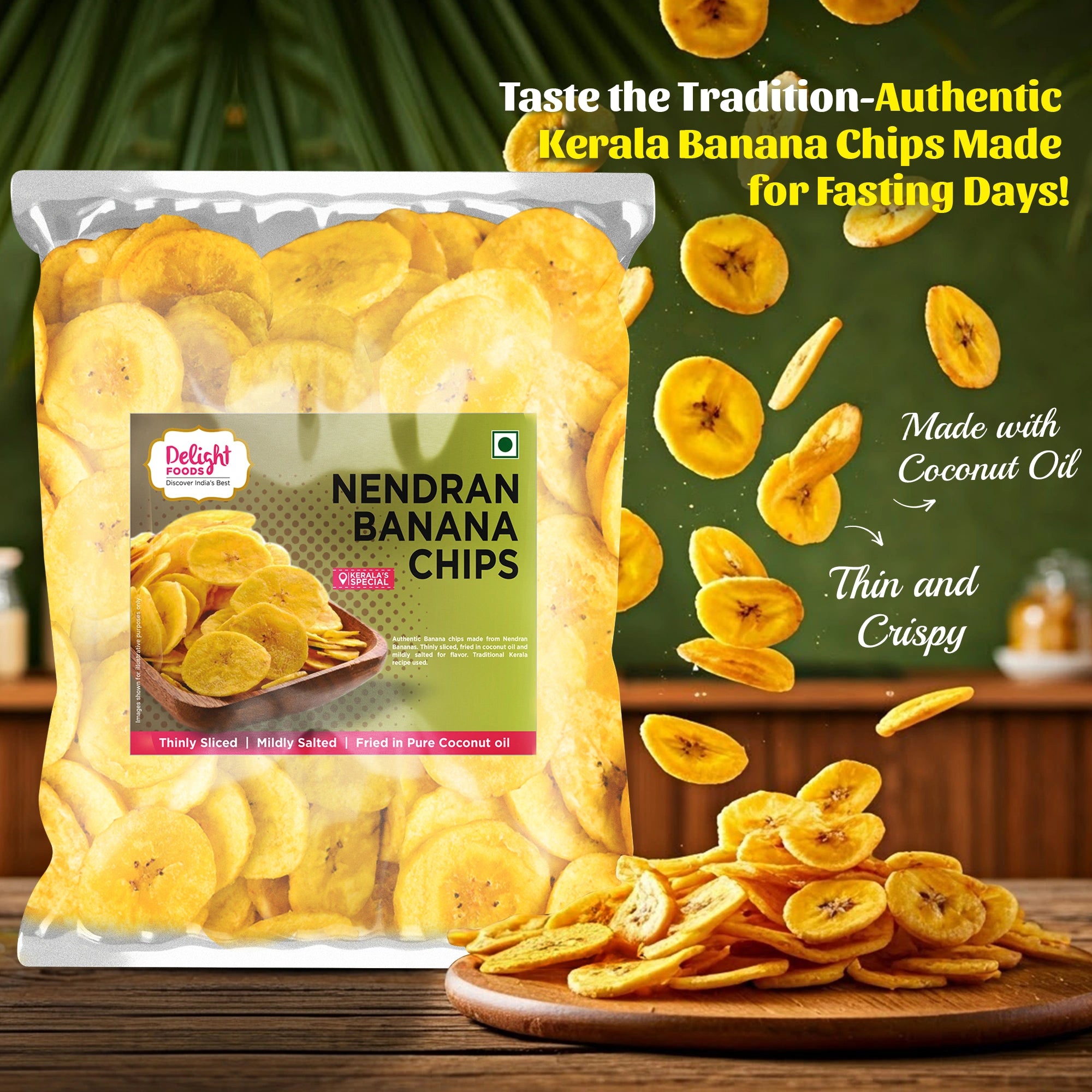 Packaging of Nendran Banana Chips