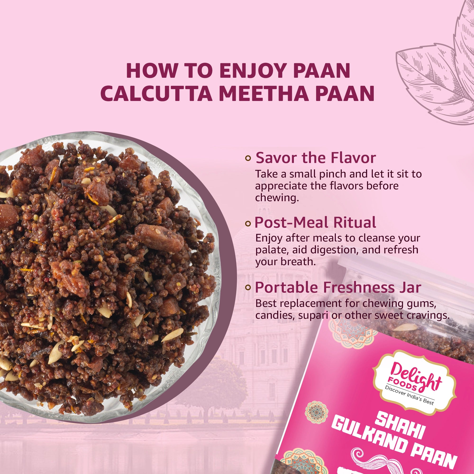 Calcutta Paan + Gulkand Paan (300g each)