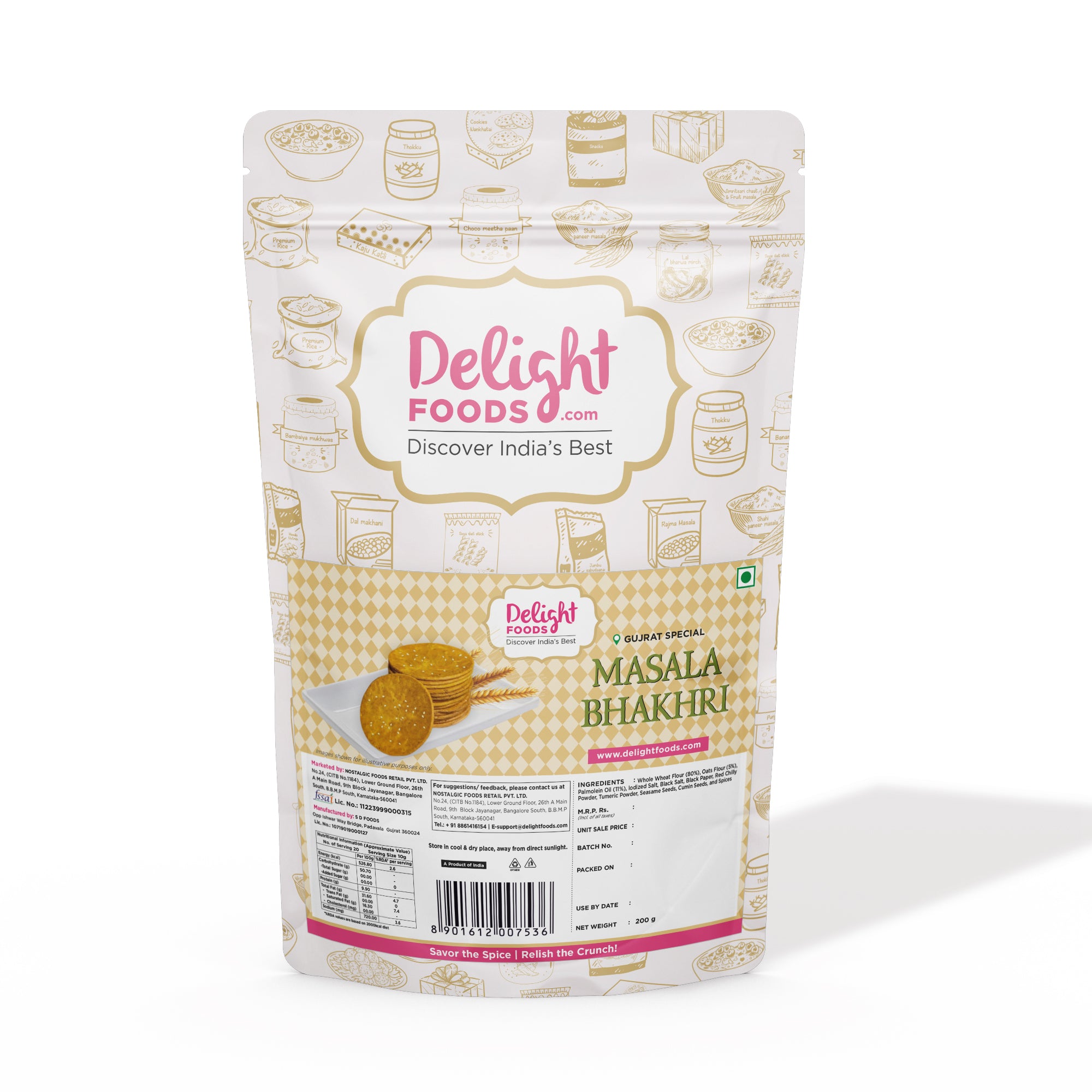 Masala Bhakri (200g)