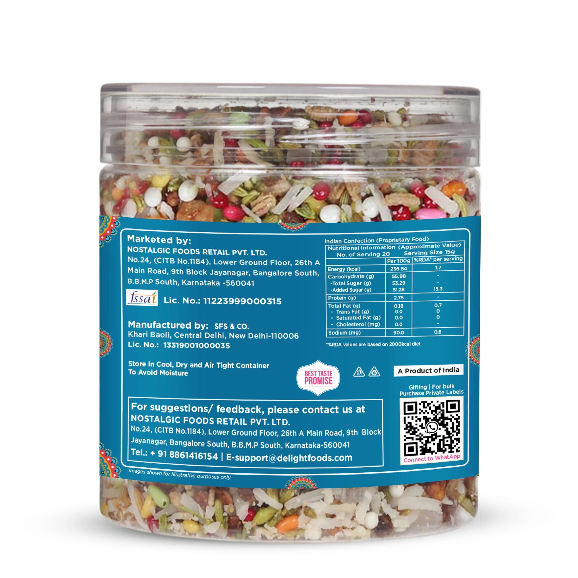 white coconut mukhwas