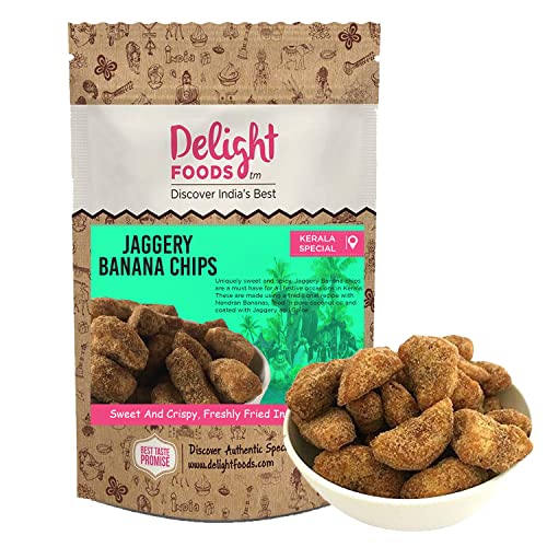 Jaggery Banana Chips (Sarkara Varatti) 250g - Delight Foods