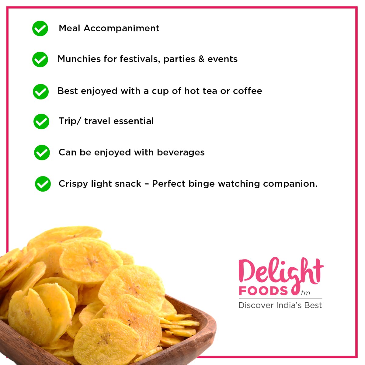 Nendran Banana Chips - Delight Foods