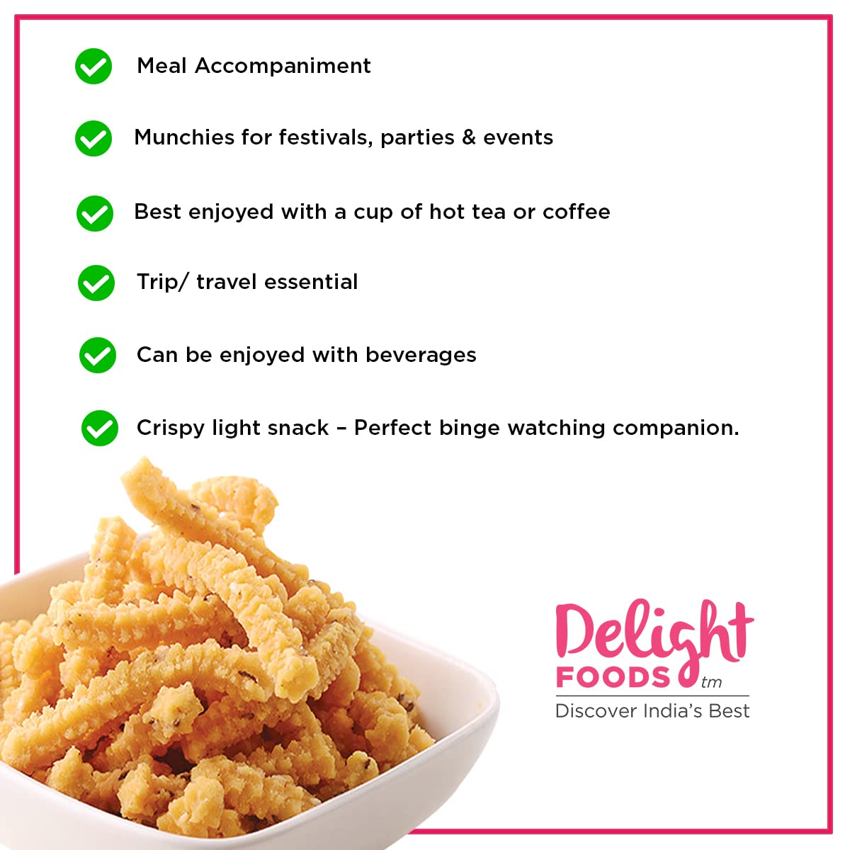 Butter Murukku - Delight Foods