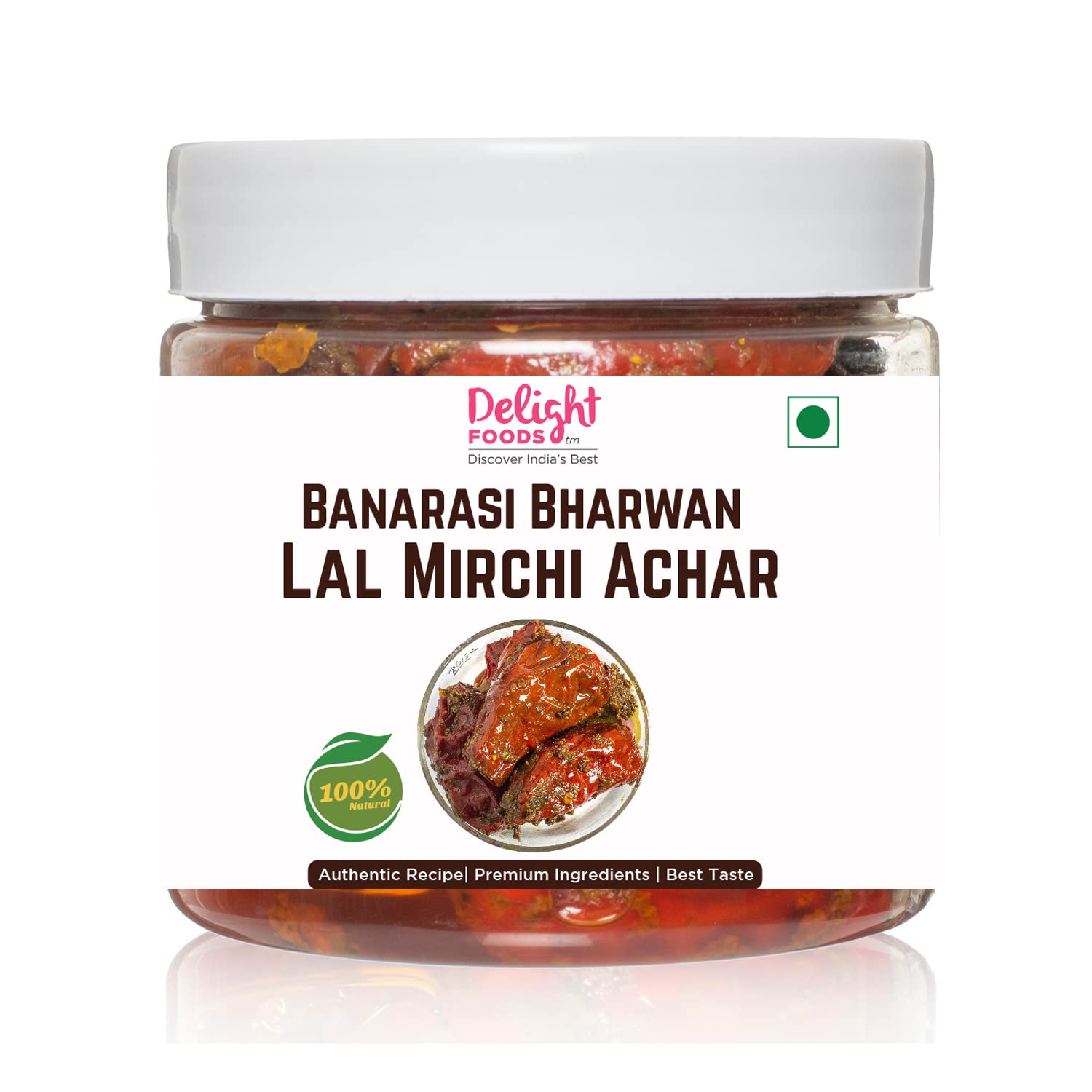 Bharwan Lal Mirch Ka Achaar 350g - Delight Foods
