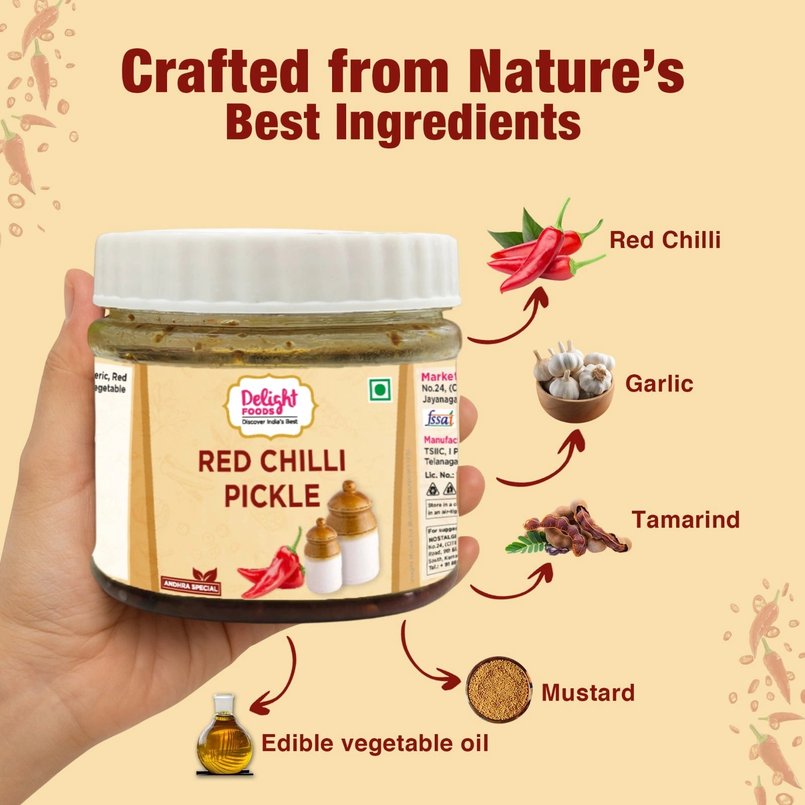 Red chilli pickle 