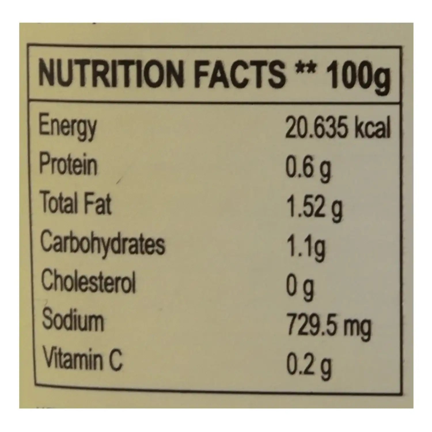 Marudhar gunda achar nutrition