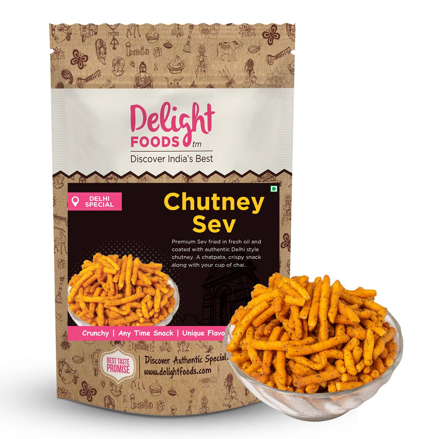 Chutney Sev 300g - Delight Foods
