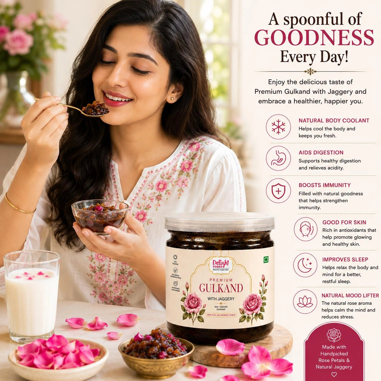 Jaggery Gulkand (300g)