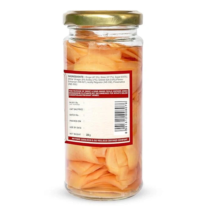 Sweet & Sour Ginger Pickle Gari 230g