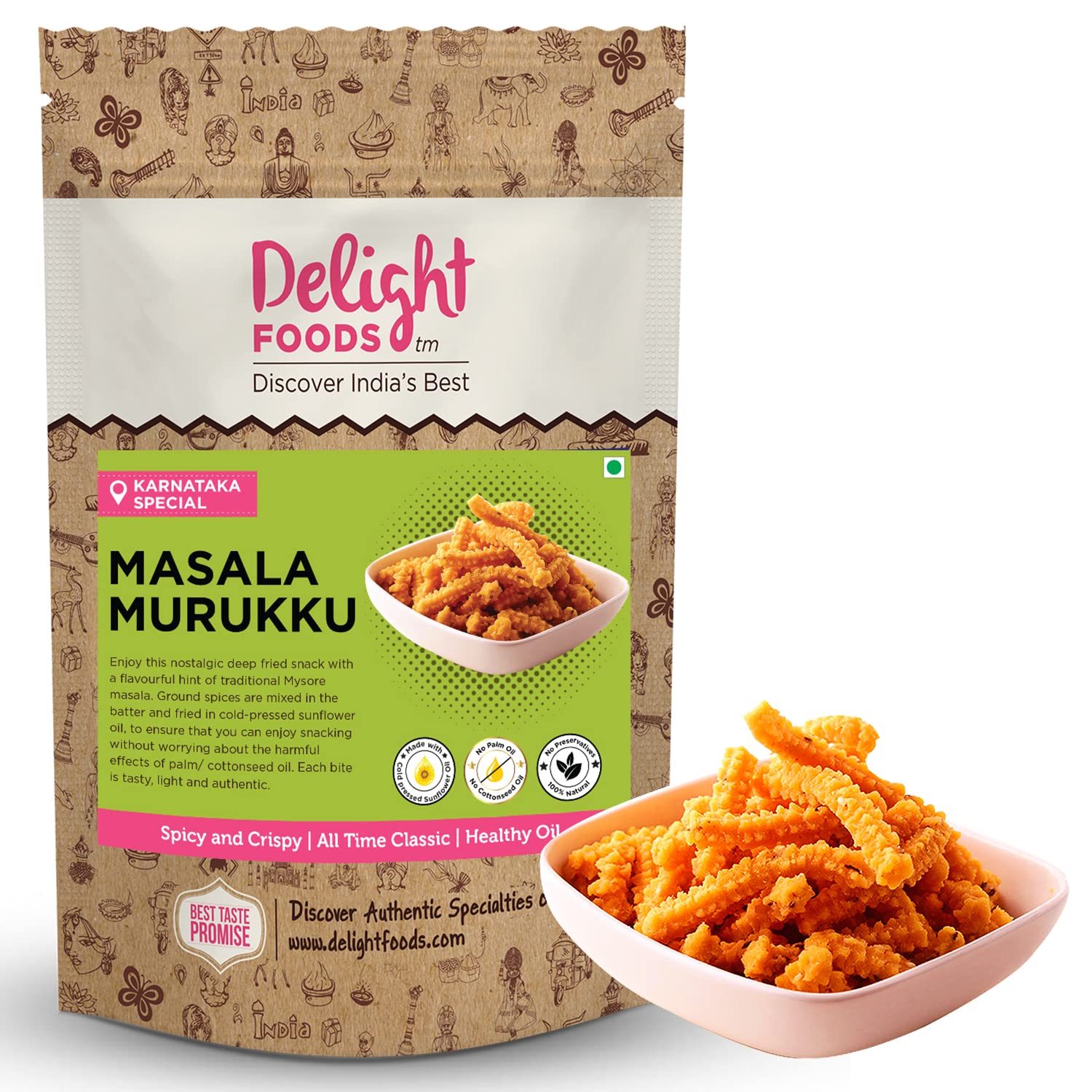 Masala Muruku - Delight Foods