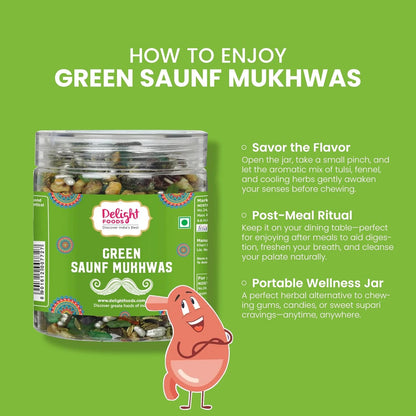 Green Saunf Mukhwas