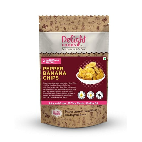Pepper Banana Chips - Delight Foods
