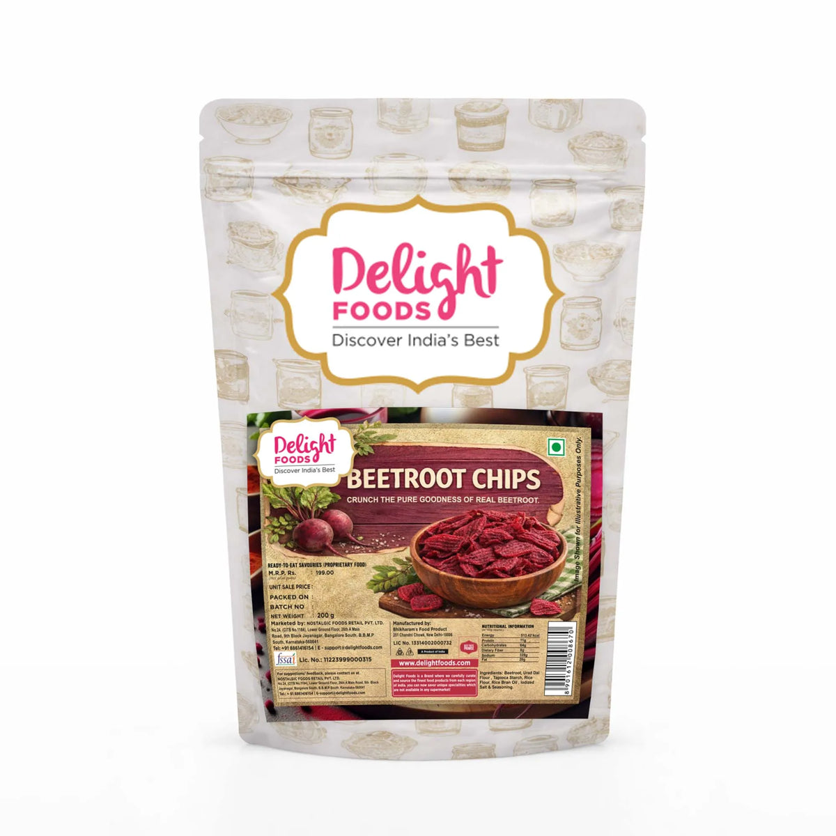 Beetroot chips