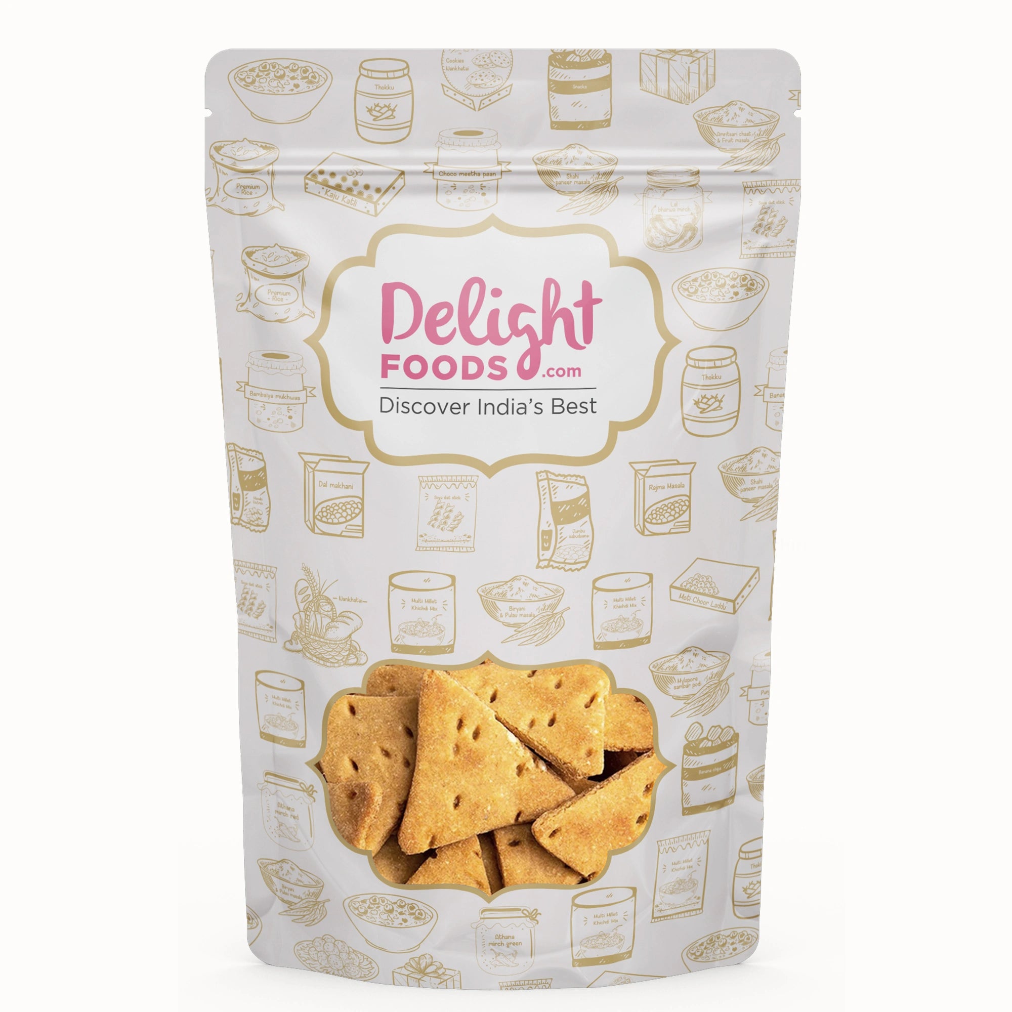 Baked gud papdi