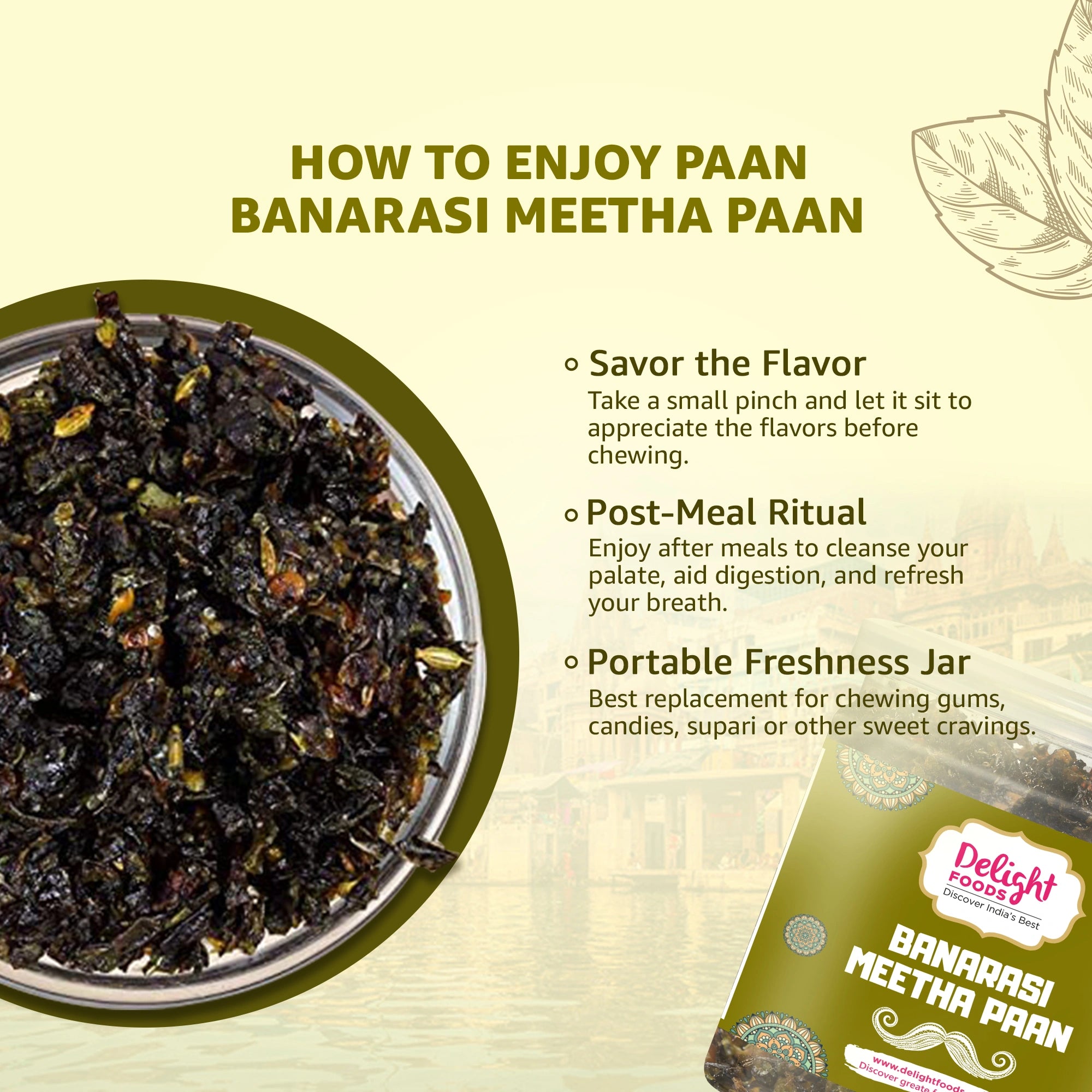 Calcutta Paan 300g + Banarasi Paan 300g+ Jaipuri Paan 300g