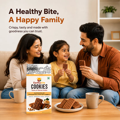Besan Laddu Cookies – Healthy Jaggery Snack -200g