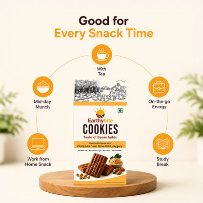 Besan Laddu Cookies – Healthy Jaggery Snack -200g