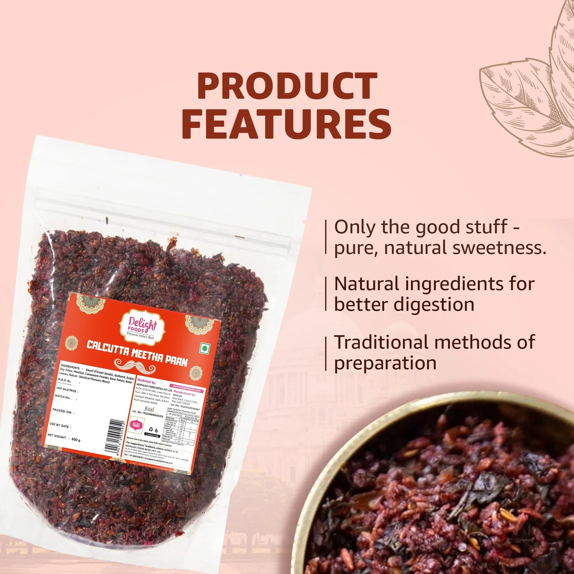 calcutta meetha paan