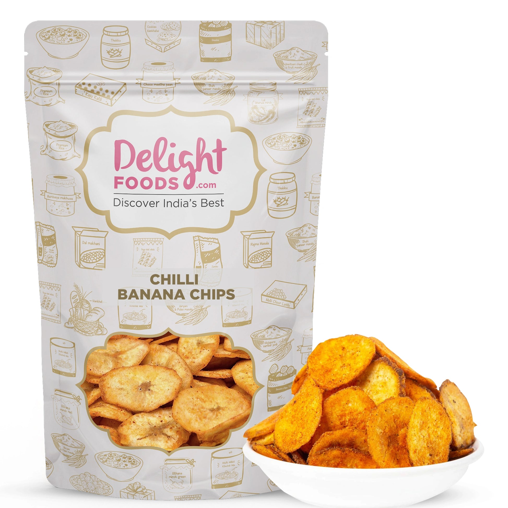 Chilli banana chips