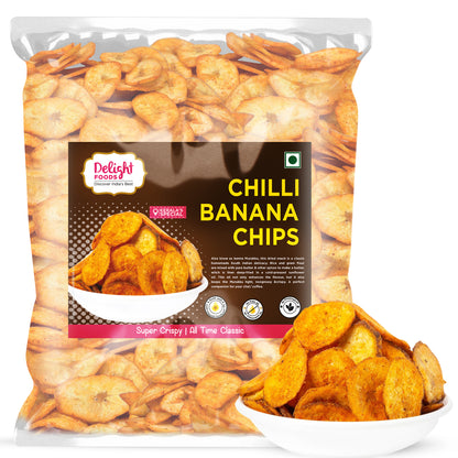 Packaged Chilli Banana Chips