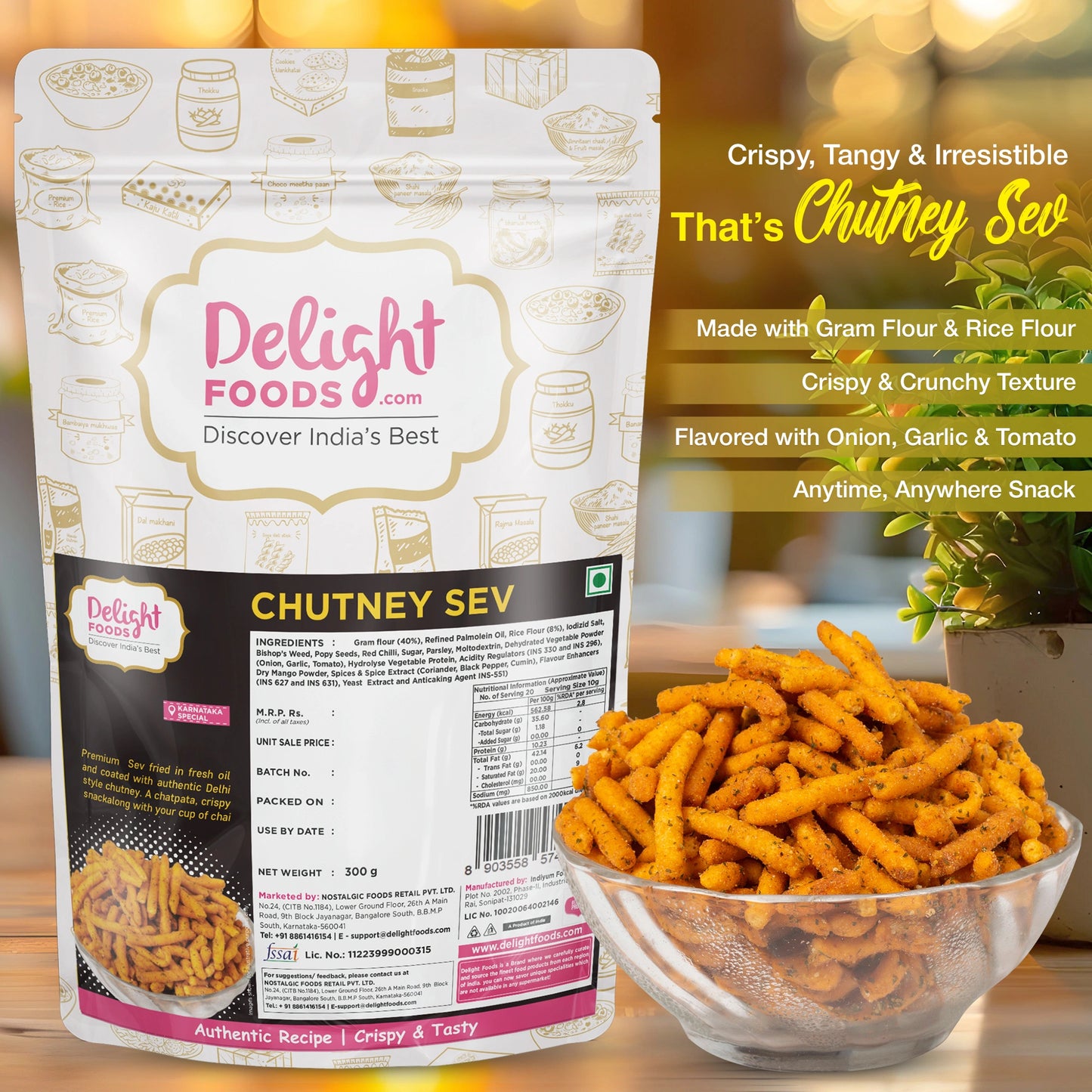 chutney sev