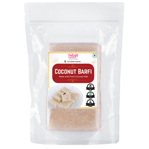 Coconut Barfi 325g - Delight Foods