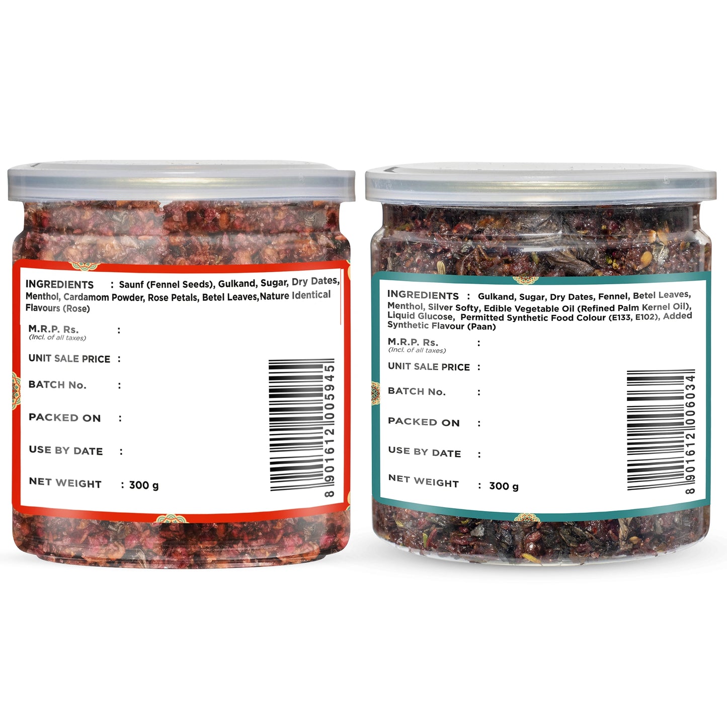 Calcutta Paan + Jaipuri Paan(300GM each)