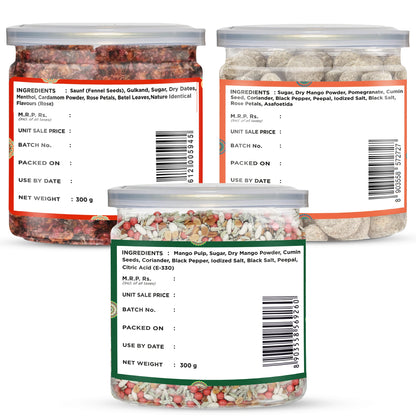 Calcutta Paan + Hing Tikiya + Tulsi Mukhwas