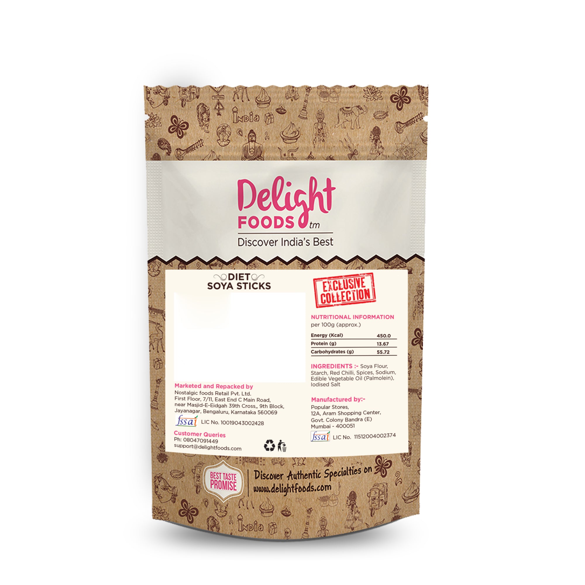 Diet Soya Sticks 200g - Delight Foods